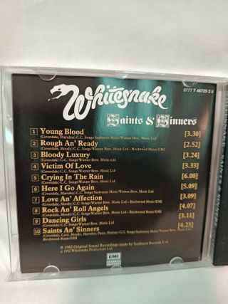 CD Whitesnake Saints & Sinners