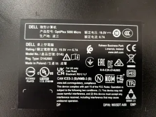 Dell OptiPlex 5090 Micro i3 16GB RAM 360GB SSD