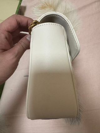 Borsa Gucci GG Marmont Bianca