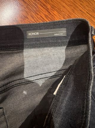 Vaqueros DONDUP negros skinny fit hombre