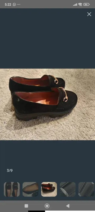 Mocasines negros mujer talla 37