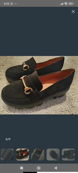 Mocasines negros mujer talla 37