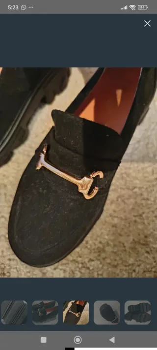 Mocasines negros mujer talla 37