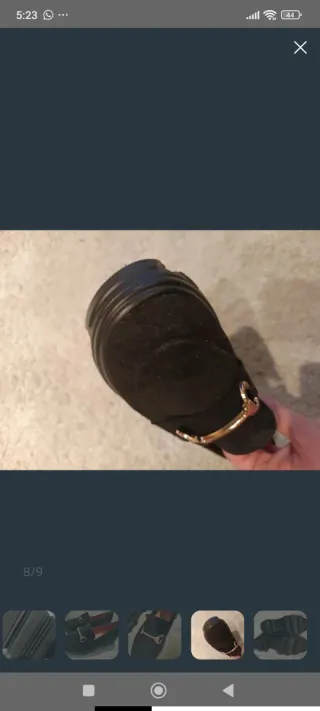 Mocasines negros mujer talla 37