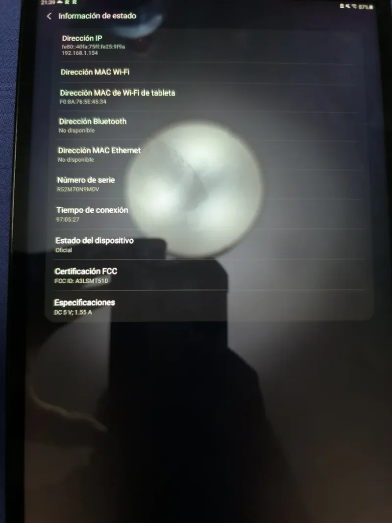 Samsung Galaxy Tab A 10 Plata afbeelding 4