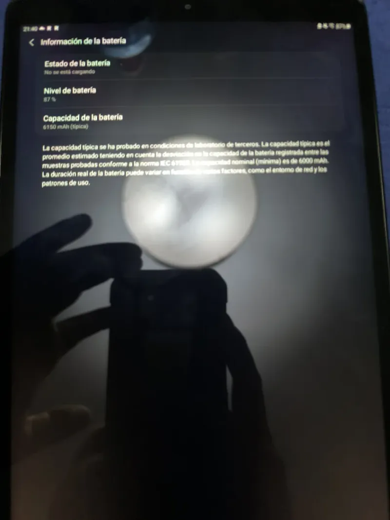 Samsung Galaxy Tab A 10 Plata afbeelding 6