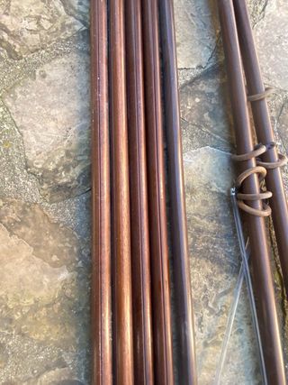 Barras Cortina Madera y Metal