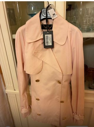 Trench Elisabetta Franchi Rosa nuovo