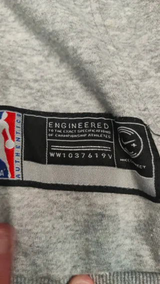 Felpa Jordan con cappuccio Grigia Taglia L