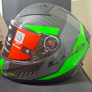 Casco Integral Vector II Carbono Grid Verde