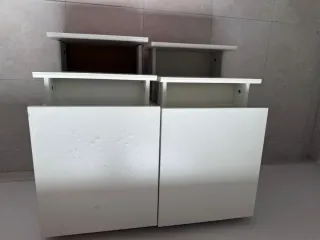 Mesita de noche blanca Ikea