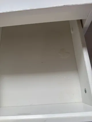 Mesita de noche blanca Ikea