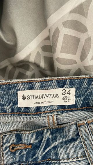 Pantalones tejanos anchos mujer