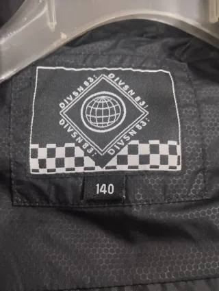 Anorak niño negro y blanco