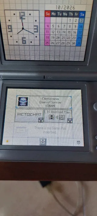 Nintendo DS Lite Plata + Cargador y Lápiz