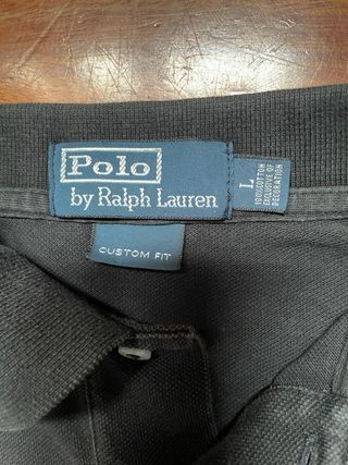 Polo Ralph Lauren Big Pony Negro Talla L