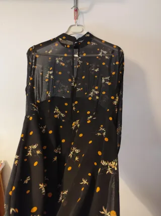 Vestido estampado floral Zara