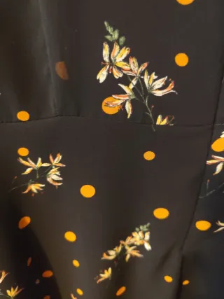 Vestido estampado floral Zara