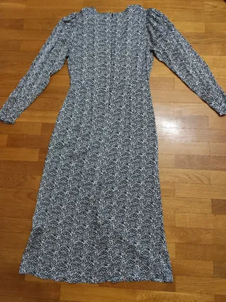 Vestido largo estampado Zara Talla 42