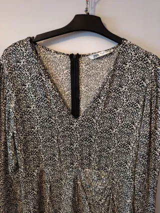 Vestido largo estampado Zara Talla 42