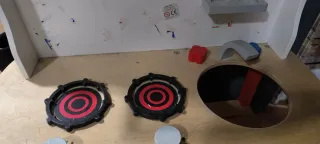 Cocina de Juguete Madera Roja