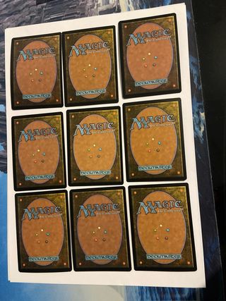 9 Cartas Magic The Gathering Foil