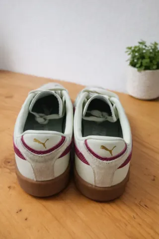 Zapatillas Puma Mujer Beige y Rosa