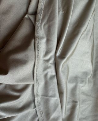 Vestido Pinkboom Paris bege dourado M