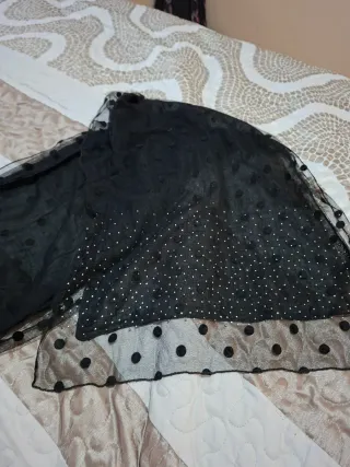 Chal fiesta negro pedrería