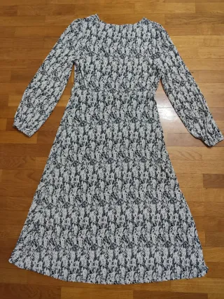 Vestido Mango Talla 42 Estampado