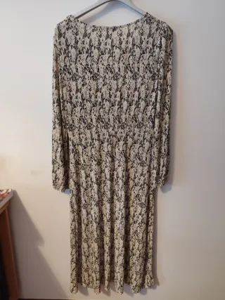 Vestido Mango Talla 42 Estampado