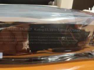 Batería portátil Toshiba PA3Z