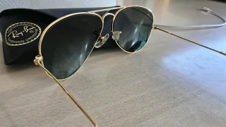 Gafas de Sol Ray-Ban Aviator B&L Doradas