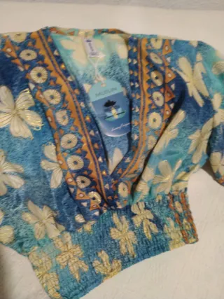 Conjunto falda y top floral