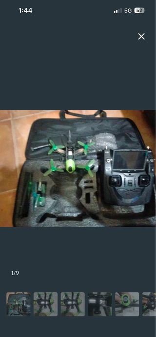 Kit Dron FPV Negro y Verde