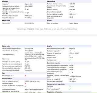 Fotocopiadora Samsung MultiXpress Profesional