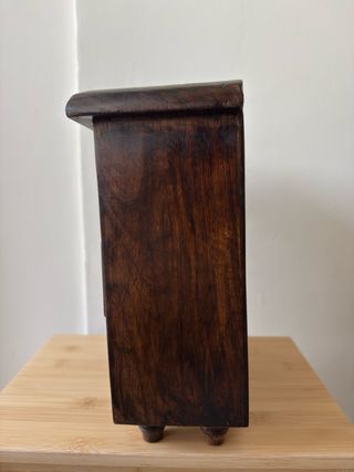 Cofre joyero madera antiguo italiano siglo XX