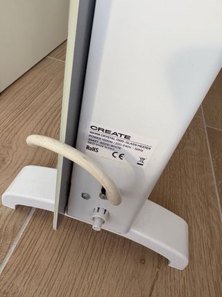 Estufa Radiador Create 1500W Cristal Blanco