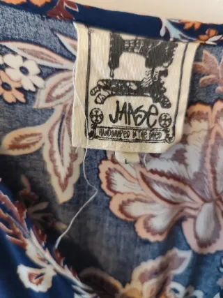 Vestido largo floral con vuelo