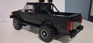 Toyota Negro Lego Regreso al Futuro