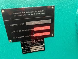 Curvadora de chapa SERTOM