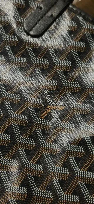 Bolso Tote Negro Lujo Monograma Grande