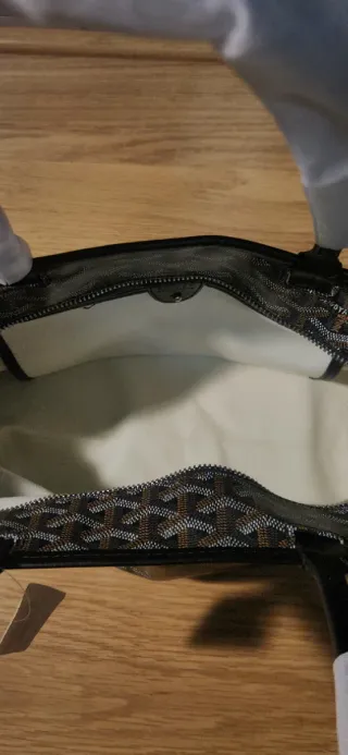 Bolso Tote Negro Lujo Monograma Grande