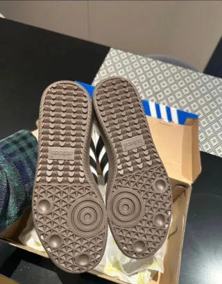 Adidas Samba Gris y Blanco