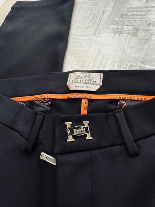 Pantalones Hermes Talla 38 Negro