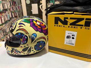 Casco NZI Mexican Calaveras talla M