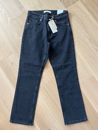 Pantalón bootcut Mango negro Talla S