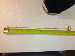 Collar con dije de Elefante Acero Dorado