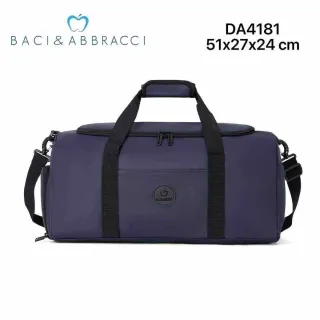 Borsone Baci & Abbracci Blu 51x27x24 cm