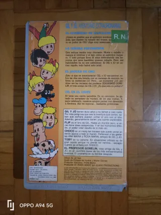 Película VHS Gil y Jo: Aventuras Extraordinarias